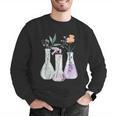 Flowers Test Tube Chemistry Student Science Teacher Women Men Graphic Sweatshirt, Science Teacher Sweatshirts, funny gift Flowers Test Tube Chemistry Student Science Teacher Women Men Graphic Sweatshirt, Science Teacher Sweatshirts, funny gift