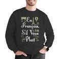 French Teacher En Francais S'Il Vous Plait End Of Year Men Graphic Sweatshirt, funny gift French Teacher En Francais S'Il Vous Plait End Of Year Men Graphic Sweatshirt, funny gift