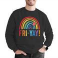Fri-Yay Friyay Rainbow Colors Teacher Childrens Fun Designs Men Graphic Sweatshirt, funny gift Fri-Yay Friyay Rainbow Colors Teacher Childrens Fun Designs Men Graphic Sweatshirt, funny gift