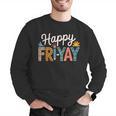 Fri-Yay Teacher Fry Yay Friday Weekend Happy Fri-Yay Men Graphic Sweatshirt, funny gift