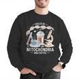 Fueled By Mitochondria Coffee Science Teacher Student Men Graphic Sweatshirt, Science Teacher Sweatshirts, funny gift