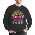 Future Kids Career Teacher Rainbow Boy Girl Graduations Men Graphic Sweatshirt, Future Teacher Sweatshirts, funny gift