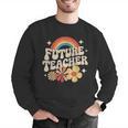Future Teacher Kids Youth Girls Rainbow Pre-k Kindergarten Men Graphic Sweatshirt, Future Teacher Sweatshirts, funny gift Future Teacher Kids Youth Girls Rainbow Pre-k Kindergarten Men Graphic Sweatshirt, Future Teacher Sweatshirts, funny gift