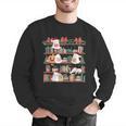 Ghost Christmas Reading Book Lover Library Christmas Teacher Men Graphic Sweatshirt, funny gift Ghost Christmas Reading Book Lover Library Christmas Teacher Men Graphic Sweatshirt, funny gift