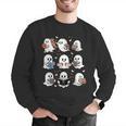 Ghosts With Books Library Halloween Men Women Kids Teacher Men Graphic Sweatshirt, funny gift Ghosts With Books Library Halloween Men Women Kids Teacher Men Graphic Sweatshirt, funny gift