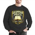 Grammar Police To Serve And Correct English Teacher Men Graphic Sweatshirt, English Teacher Sweatshirts, funny gift Grammar Police To Serve And Correct English Teacher Men Graphic Sweatshirt, English Teacher Sweatshirts, funny gift