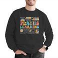 Groovy Play Is Learning Kindergarten Teacher Appreciation Men Graphic Sweatshirt, Groovy Teacher Sweatshirts, funny gift Groovy Play Is Learning Kindergarten Teacher Appreciation Men Graphic Sweatshirt, Groovy Teacher Sweatshirts, funny gift
