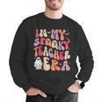 Groovy In My Spooky Teacher Era Halloween Party Boo Men Graphic Sweatshirt, Groovy Teacher Sweatshirts, funny gift