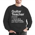 Guitar Teacher Definition Musician Music Men Women Girls Kids Men Graphic Sweatshirt, funny gift