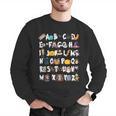Halloween Alphabet ABCs Learning Kindergarten Teacher Men Women Kids Men Graphic Sweatshirt, funny gift