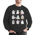 Halloween Ghost Speech Therapy SLP Fall Teacher Tee Men Graphic Sweatshirt, funny gift Halloween Ghost Speech Therapy SLP Fall Teacher Tee Men Graphic Sweatshirt, funny gift