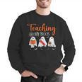 Halloween Ghost Teachers Teaching My Boos Costume Women Men Men Graphic Sweatshirt, funny gift