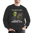 Halloween Monster Math Pun Teacher Humor Men Graphic Sweatshirt, funny gift Halloween Monster Math Pun Teacher Humor Men Graphic Sweatshirt, funny gift