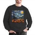 Halloween Pumpkin Starry Night Van Gogh Art Teacher Men Graphic Sweatshirt, funny gift Halloween Pumpkin Starry Night Van Gogh Art Teacher Men Graphic Sweatshirt, funny gift