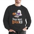 Halloween Teacher Women Cute Reading Ghost Read More Books Men Graphic Sweatshirt, funny gift Halloween Teacher Women Cute Reading Ghost Read More Books Men Graphic Sweatshirt, funny gift