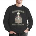 Halloween Weird Teachers Build Character Costume Men Women Men Graphic Sweatshirt, funny gift Halloween Weird Teachers Build Character Costume Men Women Men Graphic Sweatshirt, funny gift