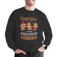 Hangin My Kindergarten Cookie Gingerbread Christmas Teacher For Men Women Kids Men Graphic Sweatshirt, funny gift
