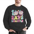 Happy 100th Day Of School 100 Days Brighter Teachers Kids Men Graphic Sweatshirt, funny gift Happy 100th Day Of School 100 Days Brighter Teachers Kids Men Graphic Sweatshirt, funny gift