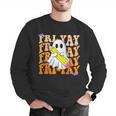 Happy Fri-Yay Friday Lovers Groovy Teacher Life Halloween Men Graphic Sweatshirt, Groovy Teacher Sweatshirts, funny gift Happy Fri-Yay Friday Lovers Groovy Teacher Life Halloween Men Graphic Sweatshirt, Groovy Teacher Sweatshirts, funny gift