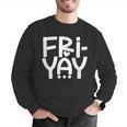 Happy Friyay Teacher Shirt Cute Teacher Fashion Fri-Yay Men Graphic Sweatshirt, funny gift