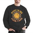 Happy To See Your Face Retro Happy Teacher Back To School Men Graphic Sweatshirt, funny gift Happy To See Your Face Retro Happy Teacher Back To School Men Graphic Sweatshirt, funny gift