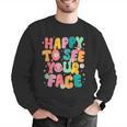 Happy To See Your Face Teacher Disco Ball Back To School Men Graphic Sweatshirt, funny gift Happy To See Your Face Teacher Disco Ball Back To School Men Graphic Sweatshirt, funny gift