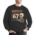 Haunted By 67 Halloween 67 Meme Six Seven Teacher Men Graphic Sweatshirt, funny gift Haunted By 67 Halloween 67 Meme Six Seven Teacher Men Graphic Sweatshirt, funny gift