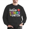 Hello Kindergarten Team Kinder Back To School Teacher Kids Men Graphic Sweatshirt, funny gift Hello Kindergarten Team Kinder Back To School Teacher Kids Men Graphic Sweatshirt, funny gift