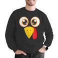 Hilarious Turkey Halloween Thanksgiving Teacher Nurse Men Graphic Sweatshirt, funny gift