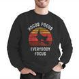 Hocus Pocus Everybody Focus Witch Halloween Teacher Women Men Graphic Sweatshirt, funny gift