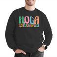 Hola Estudiantes Maestra Back To School Spanish Teacher Men Graphic Sweatshirt, funny gift Hola Estudiantes Maestra Back To School Spanish Teacher Men Graphic Sweatshirt, funny gift