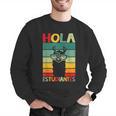 Hola Estudiantes Spanish Teacher Back To School 2025 Men Graphic Sweatshirt, funny gift