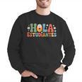 Hola Estudiantes Spanish Teacher Men Graphic Sweatshirt, funny gift