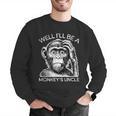 Well I'Ll Be a Monkey's Uncle Teacher And Student Men Graphic Sweatshirt, funny gift