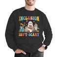 Inclusion Isn't Scary SLP Halloween Sped Teacher Therapy Men Graphic Sweatshirt, funny gift