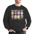 Inclusion Is My Jam And I'm Here To Spread It Sped Teacher Men Graphic Sweatshirt, funny gift Inclusion Is My Jam And I'm Here To Spread It Sped Teacher Men Graphic Sweatshirt, funny gift