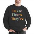 Their There They'Re English Teacher Gramma Police Joke Men Graphic Sweatshirt, English Teacher Sweatshirts, funny gift Their There They'Re English Teacher Gramma Police Joke Men Graphic Sweatshirt, English Teacher Sweatshirts, funny gift