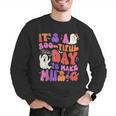 It's a Bootiful Day To Make Music Halloween Music Teacher Men Graphic Sweatshirt, funny gift
