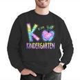 K Is For Kindergarten Teacher Tie Dye Back To School Kinder Men Graphic Sweatshirt, funny gift K Is For Kindergarten Teacher Tie Dye Back To School Kinder Men Graphic Sweatshirt, funny gift
