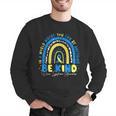 Be Kind Rainbow Down Syndrome Awareness Teacher Blue Yellow Men Graphic Sweatshirt, funny gift Be Kind Rainbow Down Syndrome Awareness Teacher Blue Yellow Men Graphic Sweatshirt, funny gift