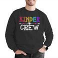 Kinder Crew Kindergarten Teacher 1st Day Of School Men Graphic Sweatshirt, funny gift Kinder Crew Kindergarten Teacher 1st Day Of School Men Graphic Sweatshirt, funny gift