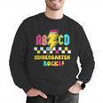 Kindergarten ABCD Rocks Teacher Student Back To School Men Graphic Sweatshirt, funny gift