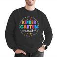 Kindergarten Crew Back To School Kindergarten Teacher Kids Men Graphic Sweatshirt, funny gift