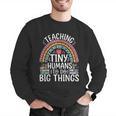 Kindergarten Teacher Tiny Humans Pre-School Teacher Men Graphic Sweatshirt, funny gift