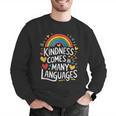 Kindness Comes In Many Languages ESL English Teacher Men Graphic Sweatshirt, Esl Teacher Sweatshirts, English Teacher Sweatshirts, funny gift Kindness Comes In Many Languages ESL English Teacher Men Graphic Sweatshirt, Esl Teacher Sweatshirts, English Teacher Sweatshirts, funny gift
