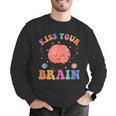 Kiss Your Brain Sped Teacher Appreciation Back To School Kid Men Graphic Sweatshirt, funny gift