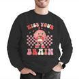 Kiss Your Brain Valentines Test Day Teacher Squad Kids Men Graphic Sweatshirt, funny gift Kiss Your Brain Valentines Test Day Teacher Squad Kids Men Graphic Sweatshirt, funny gift