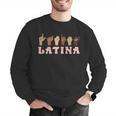 Latina ASL American Sign Language Latina Power ASL Teacher Men Graphic Sweatshirt, funny gift Latina ASL American Sign Language Latina Power ASL Teacher Men Graphic Sweatshirt, funny gift