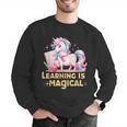 LEARNING IS MAGICAL TEACHER UNICORN BACK TO SCHOOL UNICORN Men Graphic Sweatshirt, funny gift LEARNING IS MAGICAL TEACHER UNICORN BACK TO SCHOOL UNICORN Men Graphic Sweatshirt, funny gift