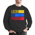 Leer Es Poder Colombian Spanish Teacher Maestra Colombia Men Graphic Sweatshirt, funny gift Leer Es Poder Colombian Spanish Teacher Maestra Colombia Men Graphic Sweatshirt, funny gift